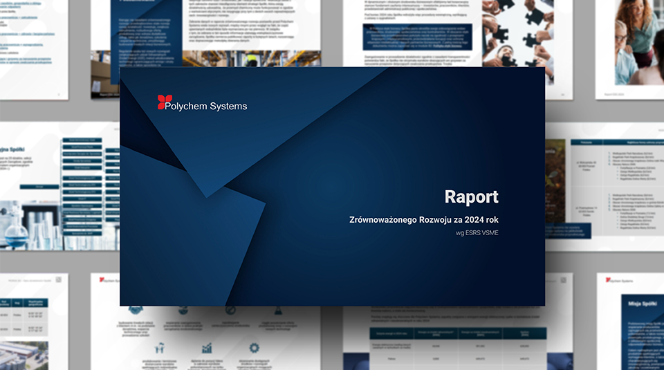 grafika przedstawiająca poszczególne slajdy raportu zrównoważonego rozwoju za 2024 rok